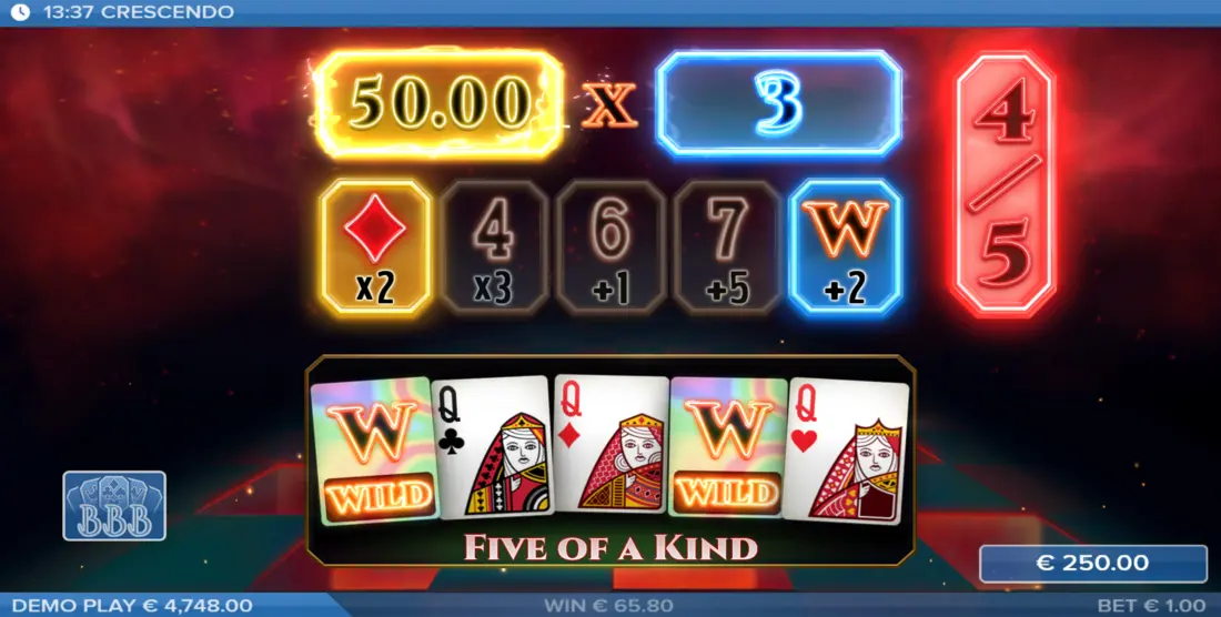 Crescendo Free Spins